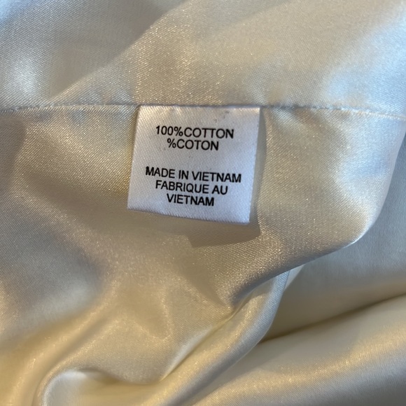 Tahari flared white skirt with embroidered design, size: 6, 100% cotton - Picture 7 of 10